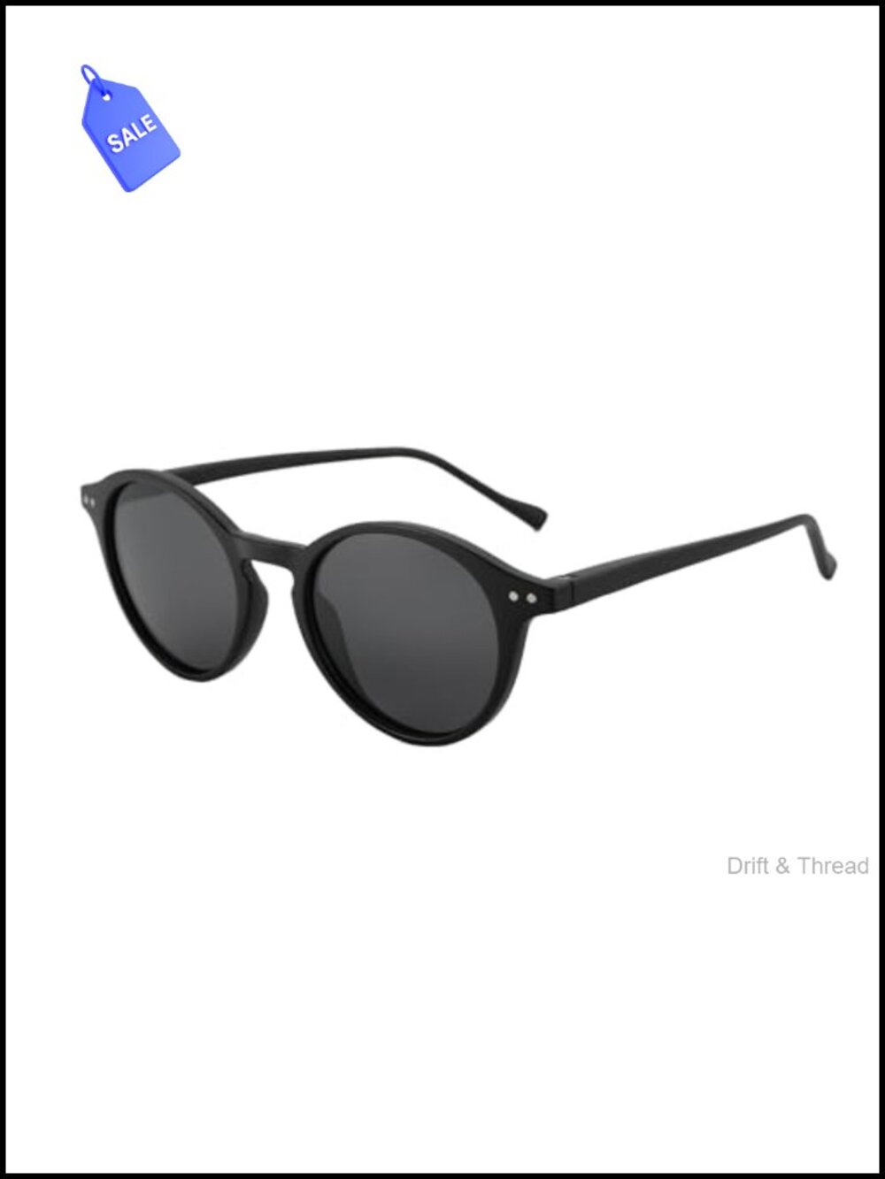 Round Polarized Sunglasses UV Protection Retro Classic Unisex
